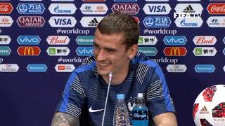 Antoine Griezmann hablando español en la entrevista de prensa [upl. by Bonneau]