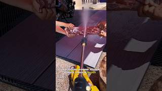 Pressure Washer vs Flesh power human skin shorts [upl. by Sixele]