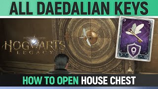 Hogwarts Legacy  All 16 All Daedalian Keys Locations  How to open the House Chest [upl. by Aydidey]