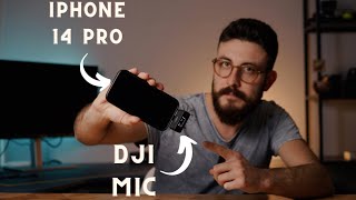 DJI MIC  Come collegarlo ad IPHONE [upl. by Boigie]