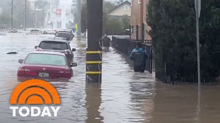 Severe flooding spurs state of emergency in San Diego [upl. by Accem]