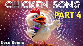 JGeco  Chicken Song Part 4 Original The hens Rooster dancing song 4  2024 4 [upl. by Ybeloc]