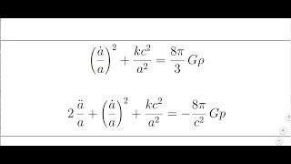 General relativityFriedmann Equations 02 Bianchi identity Hubble constant perfect fluids [upl. by Adnohryt]