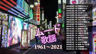 ムード歌謡 1961〜2021 🎵 心に残る懐かしい邦楽曲集 🎵 60歳以上の人々に最高の日本の懐かしい音楽 🎵 2021年の最高の音楽 [upl. by Arramahs]