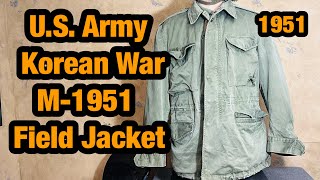 US Military M1951 Field Jacket Korean War to Cold War [upl. by Blalock]