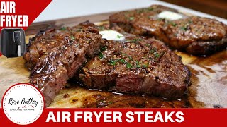 Air Fryer Steak  Juicy and Tender Ribeye Steak [upl. by Hillell]