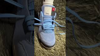 How to Loose Lace Jordan 4 ❗️🤩 [upl. by Monjan154]