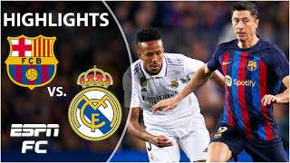 🚨COMPLETE TURNAROUND🚨 Barcelona vs Real Madrid  Copa Del Rey Highlights  ESPN FC [upl. by Ferrigno]