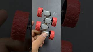 DIY 4 DC Motor Car Build Your Own Powerful Electric Toy Car shorts dcmotor motor experiment [upl. by Neerod302]