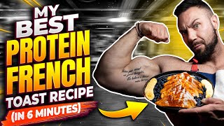 5 Ingredient High Protein French Toast in 6 minutes  Noel Deyzel [upl. by Kristofer]