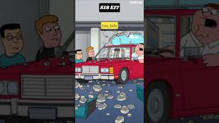 Peter enters airport in car 😂🤣 stewie familyguystewie funny familyguyfever familyguyclips [upl. by Haymo]