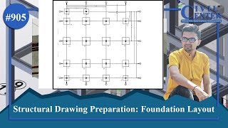 Structural Drawing Preparation Part 1 Foundation  House Footings House Foundation Plan [upl. by Ware]