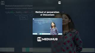 Method of perparation of Diazonium neet2025 neet neetpreparation chemistry meduhub [upl. by Oiled]