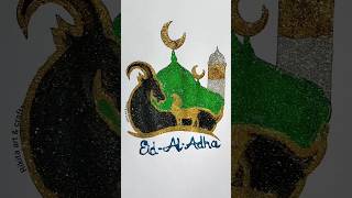 Eid AlAdhaEid Mubarak in advanceyoutubeshortsrikitaartampcraftsshrots [upl. by Sesom]