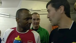 Roy Keane and Patrick Vieira having a chat in the tunnel [upl. by Elocn]