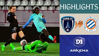 Paris FC vs Montpellier Womens Division 1 Highlights  Match Day 19 [upl. by Cordula732]