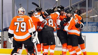 Philippe Myers gives Flyers Game 2 win in overtime [upl. by Lebasi]