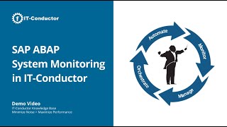 ITConductor Demo  SAP ABAP System Monitoring [upl. by Trude]