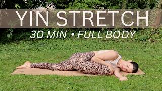 30 MIN YIN YOGA STRETCH  Silent Yin  Relaxing Full Body Flexibility Routine [upl. by Decato]