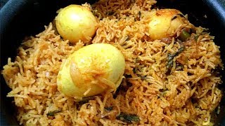 Egg Biryani in Tamil  Muttai Biriyani  முட்டை பிரியாணி [upl. by Landri]