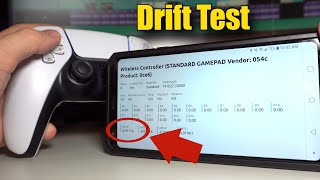 How Test Your Controller With Gamepad Tester using phonePC to detect drift on PS5 DualSensePS4 [upl. by Ennagem842]