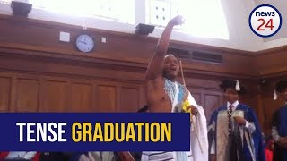 WATCH Max Price exploits us – Chumani Maxwele hauled off UCT graduation stage [upl. by Ewart]