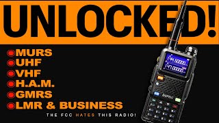 Unlocked Baofeng UV5G Plus amp UV5RM The AR5RM  UNlocked 10 Watt HAM  GMRS  LMR [upl. by Yssej110]