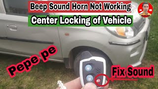 vehicle center locking system beep sound not working  how to solve beep sound of center locking [upl. by Adnael708]