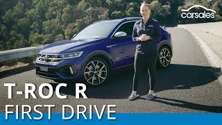 Volkswagen TRoc R 2022 Review  First Drive [upl. by Assilem859]