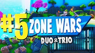 TOP 5 BEST DUO amp TRIO Zone Wars Creative Maps In Fortnite  Fortnite Scrim Map CODES [upl. by Ule]