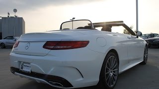 2017 MercedesBenz S550 Cabriolet Walkaround by Alan Villasenor [upl. by Leahcimnaj771]