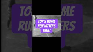 Top 5 Home Run Hitters of All Time  Legendary MLB Sluggers Ranked rankinguniverse recordbreaking [upl. by Aynuat]