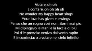 Dean martin  Volare Lyrics [upl. by Nednil]