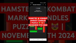 HAMSTER 🐹 KOMBAT MARKET CANDLES PUZZLE 🧩 😻  NOVEMBER 11TH 2024 [upl. by Narej711]