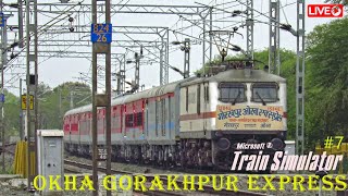 Journey In 15046 Okha Gkp Express  Msts Gameplay  Indian Railways  WRV11 Route [upl. by Ettennod]