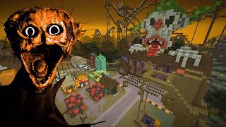 I Played The Most Nostalgic Minecraft Halloween Map With Horror Mods [upl. by Johppah]