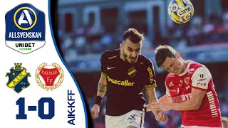 Höjdpunkter Kalmar  AIK 01 Allsvenskan [upl. by Tallia]