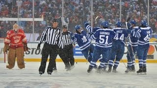 Winter Classic Shootout Maple Leafs vs Red Wings [upl. by Llenrub720]