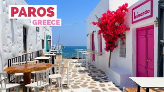 Paros Greece 🇬🇷  The BudgetFriendly Mykonos  4K 60fps HDR Walking Tour [upl. by Dian]