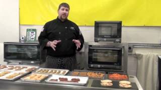 Cadco Countertop Convection Oven Demo [upl. by Eetak870]