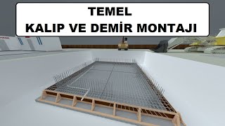 2  Temel İmalatı Kalıp Ve Demir Montajı Beton Dökümü [upl. by Etirugram]