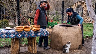 Tandoor Bread Baking 🍞🔥  Classic Recipe from the Past 🌾 [upl. by Jump]