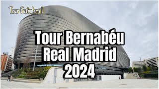 ¿COMO ES EL TOUR DEL ESTADIO BERNABEU EN EL 2024  REAL MADRID [upl. by Siegel438]