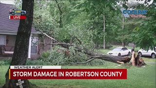 Storm damage in Robertson County TN May 8 2024 [upl. by Astto]