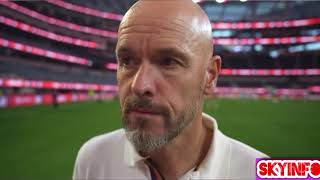 Arsenal 21 Manchester United  Erik Ten Hag Post Match interview [upl. by Annahsar]