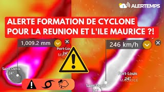 ALERTE CYCLONE ELEANOR POUR LA REUNION ET LILE MAURICE  🌀⚠️ [upl. by Enyalb]