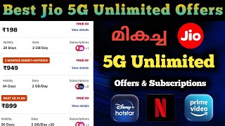 Best Jio 5G Unlimited Recharge Plans Malayalam  Jio Unlimited 5G Recharge Plans 2024 Malayalam [upl. by Nelie]