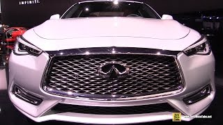 2017 Infiniti Q60 S 30t AWD  Exterior and Interior Walkaround  Debut at 2016 Detroit Auto Show [upl. by Acissj]