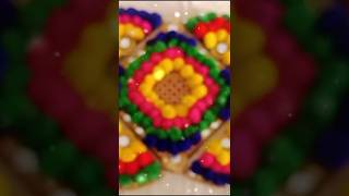 Mat rangoli 🥰😍 pum pum design  instant decoration helper ❤️😀 subscribe [upl. by Arej]