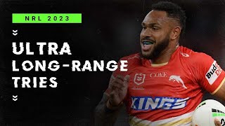 Ultra LongRange Tries from the 2023 NRL Season [upl. by Franni]